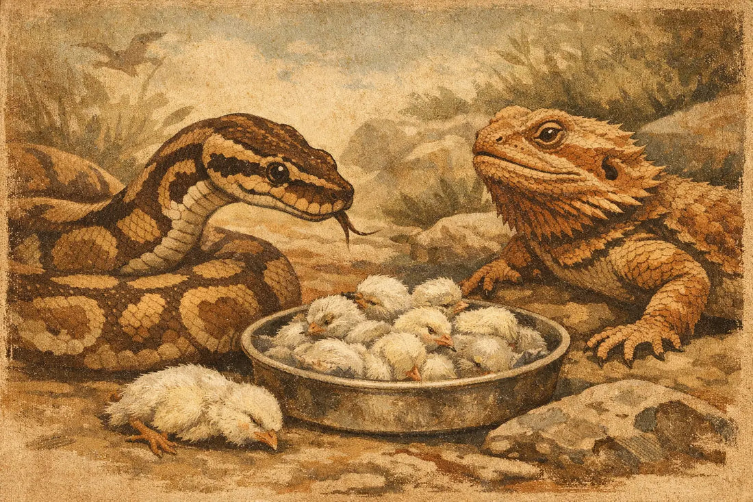 Safe Feeding With Frozen Chicks for Reptiles