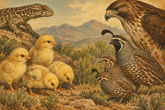 Chicks Versus Quail for Reptiles and Raptors