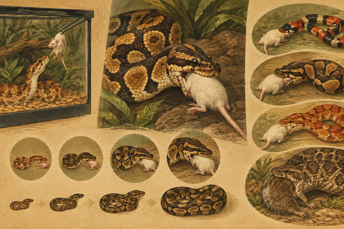 Snake Feeding Schedule by Age, Size, and Species
