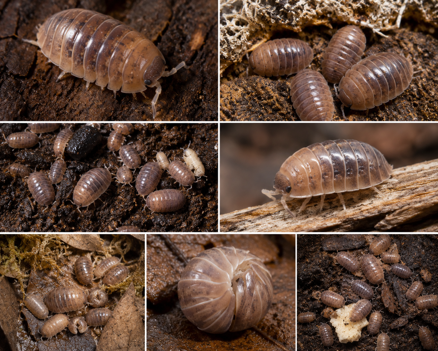 Cubaris Sp. "Cappuccino" Isopods | Premium Bioactive Clean-Up Crew | MiceDirect