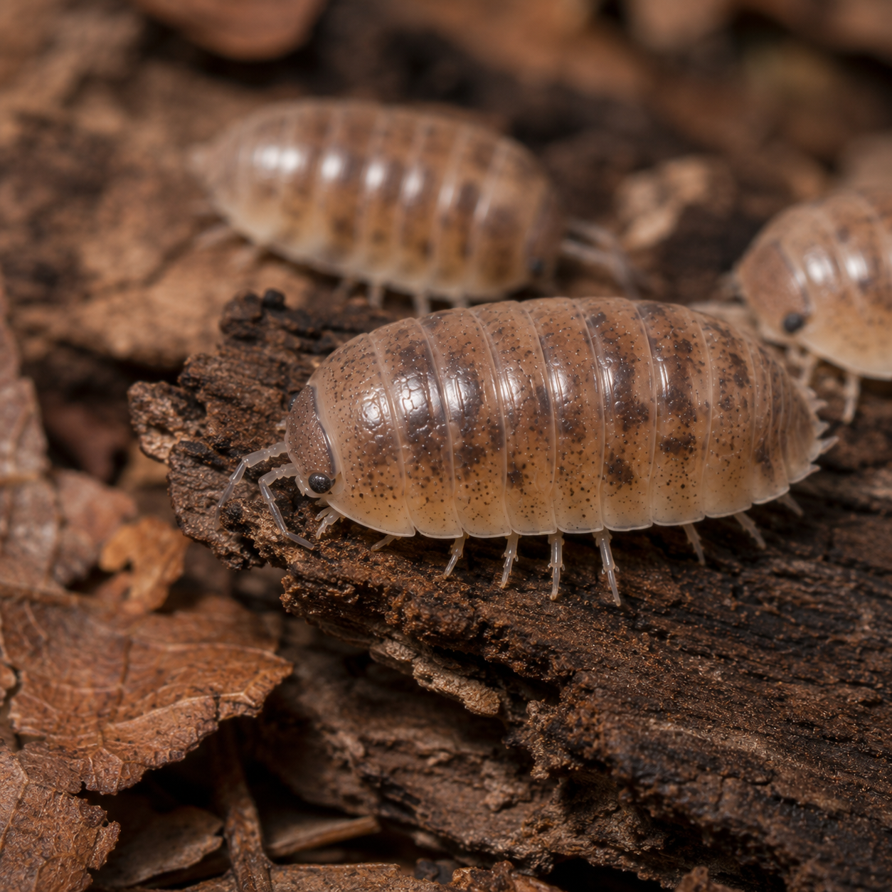 Cubaris Sp. "Cappuccino" Isopods | Premium Bioactive Clean-Up Crew | MiceDirect