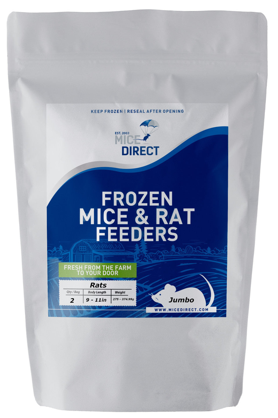 Rat Jumbos Frozen Snake Food